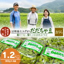 【ふるさと納税】【令和7年産 先行予約 】本場鶴岡市白山産 冨樫藤左エ門のだだちゃ豆(おうら)1.2kg（300g×4袋）無農薬 枝豆 K-731 | 山形県 東北 えだまめ エダマメ 特産品 お取り寄せ ご当地 茶豆 名産品 おつまみ 尾浦