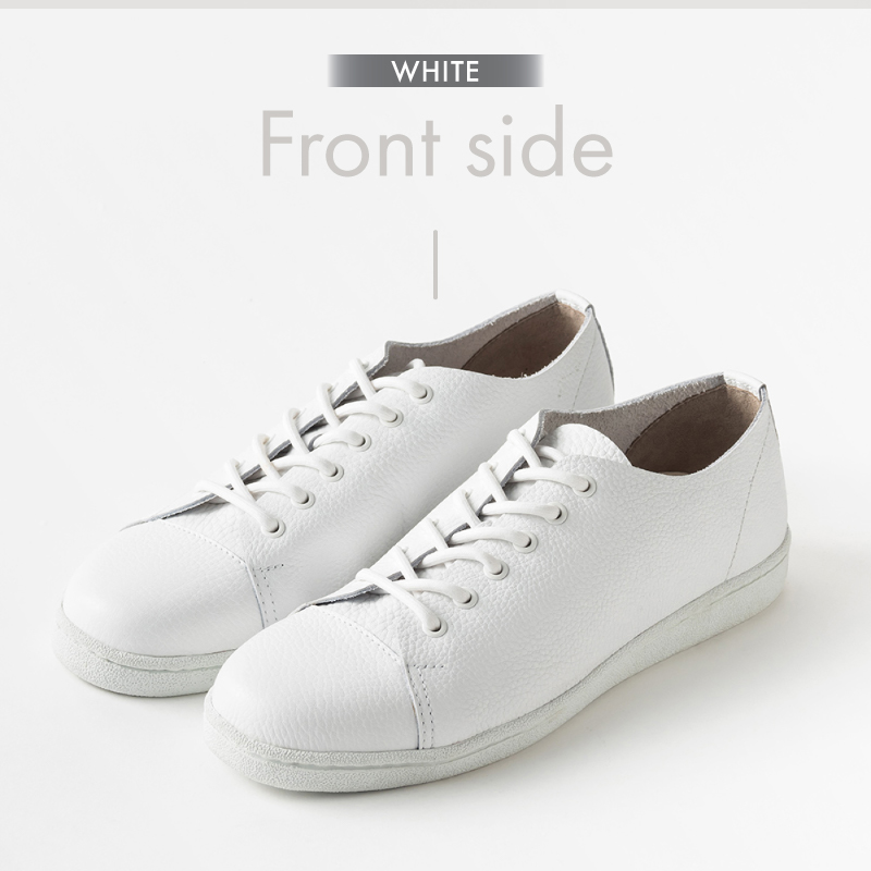 U-DOT [レザースニーカー] WHITE(サイズ：25.0cm) ホワイト 25.0cm