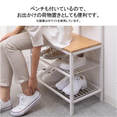 ふるさと納税 海南市 多機能ハンガーラック　ブラウン |  | 03