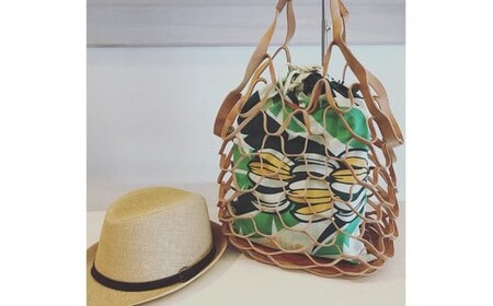 HF010　てぬぐい＋巾着セット【まもるくん】