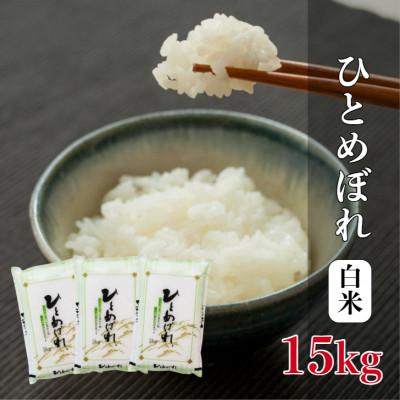 ふるさと納税 酒田市 ひとめぼれ　5kg×3袋　計15kg　精米