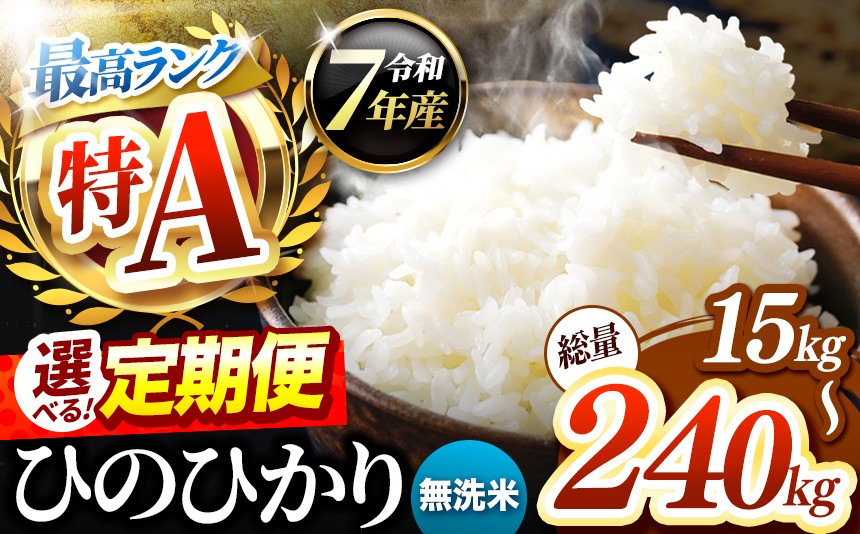 
            【 定期便 】熊本県産 ひのひかり 無洗米 選べる 内容量 5kg ～ 20kg 発送回数 3回 ～ 12回 | お米 米 こめ おこめ 精米 ヒノヒカリ 5キロ 10キロ 15キロ 20キロ 10kg 15kg 国産 国産米 定期 くまもと 熊本 熊本県 玉名市 玉名
          