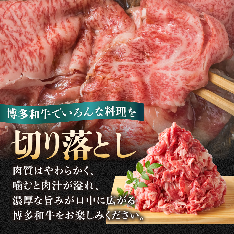 訳あり！【A4～A5】博多和牛切り落とし 500g  博多和牛 しゃぶしゃぶ すき焼き 肩 バラ 和牛 国産 牛肉 牛 A4 A5