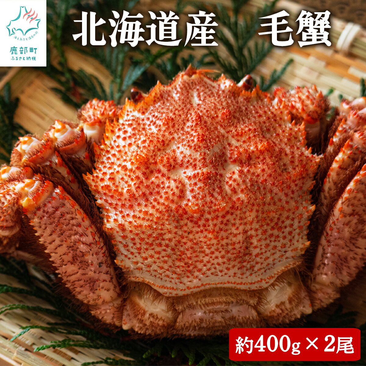 【ふるさと納税】 毛ガニ 北海道産 毛がに 2尾 ボイル済み 約800g（約400g×2尾） 蟹 カニ かに かにみそ かにしゃぶ 冷凍 海鮮 魚介 海産物 送料無料