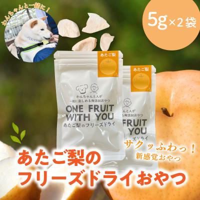 ふるさと納税 真庭市 【お試しサイズ】あたご梨のフリーズドライおやつ(5g×2袋) 無添加おやつ(岡山県産)