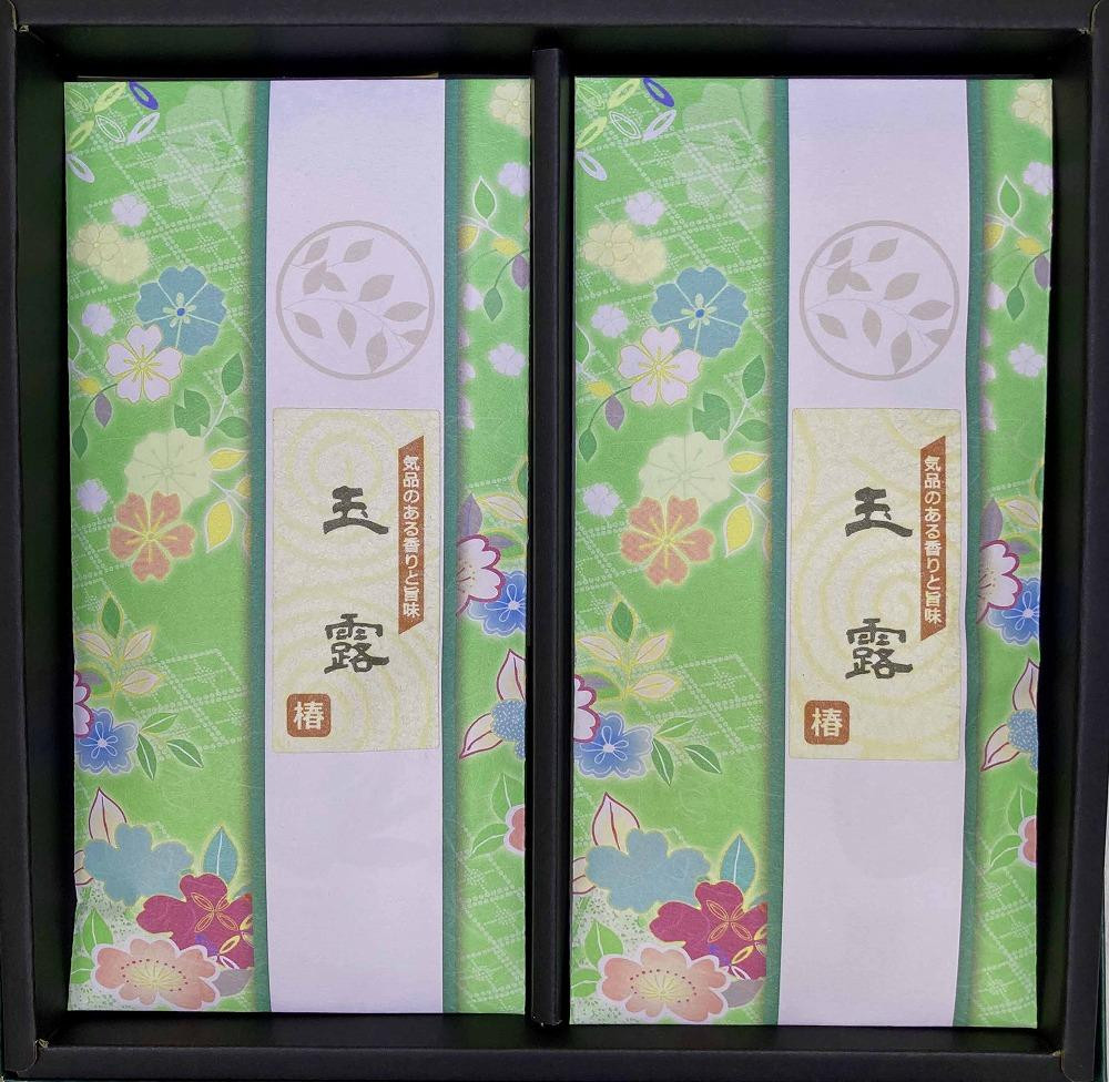 
玉露（椿）2本箱入り（100g×2本）
