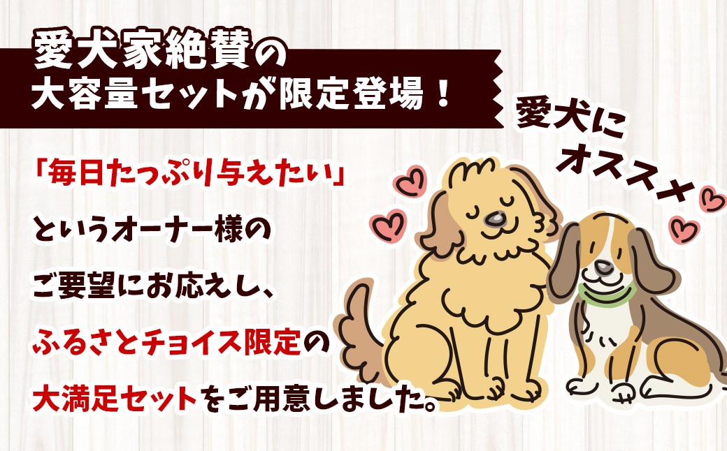 【 ふるさとチョイス限定 】 わんdeere エゾ鹿肉干しもも肉 大容量セット （ 計345g ）