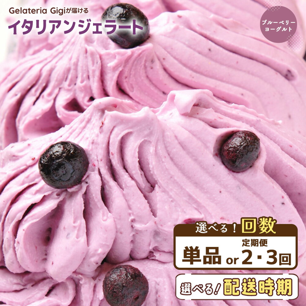 ジェラテリアGigiのイタリアンジェラート『ブルーベリーヨーグルト』2000ml ジェラート ブルーベリー ヨーグルト アイス gigi 業務用 2L 恵庭市 スイーツ 北海道 ふるさと納税 お取り寄せ グルメ