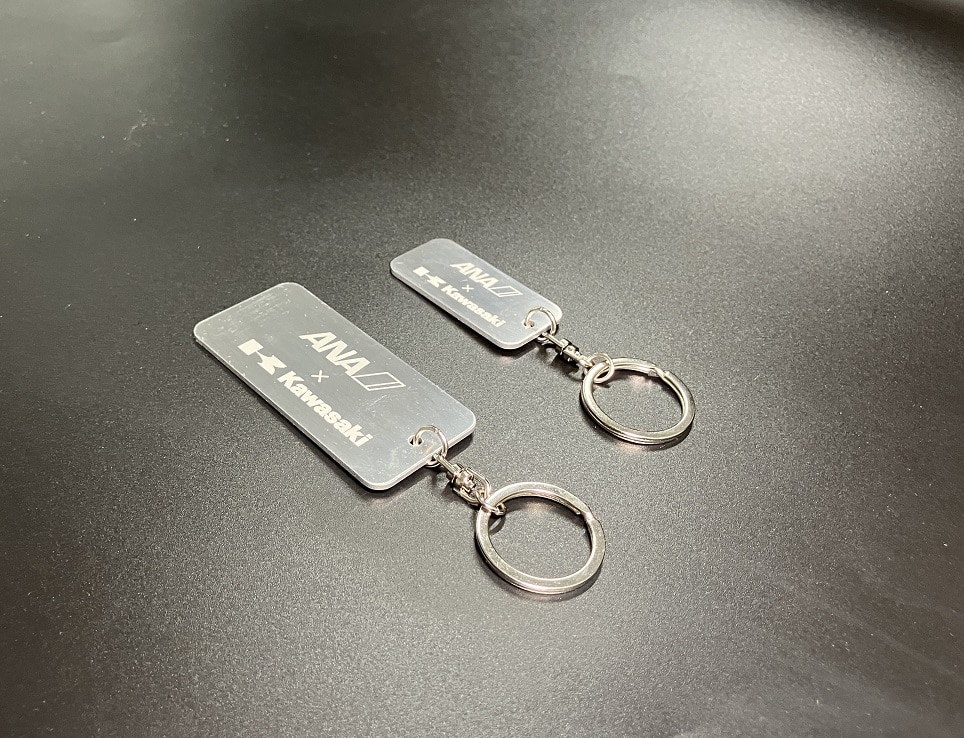 1075【ANA限定】B767 アップサイクル タグキーホルダー(大)