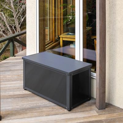 ふるさと納税 海南市 アルミ収納ベンチ 90　98910200