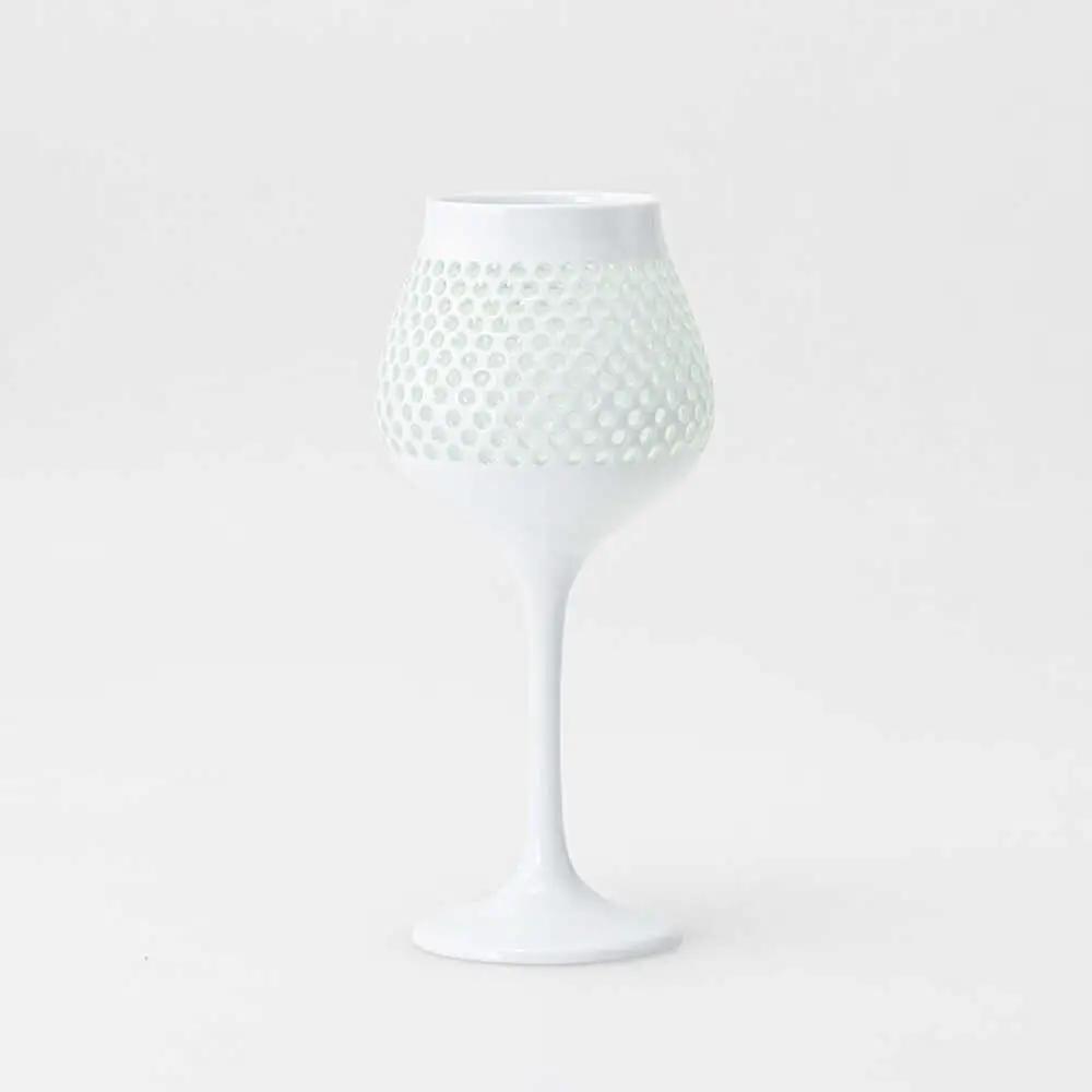 【波佐見焼】【至高の逸品】水晶彫 ワインカップ【西海陶器】  [OA14] 
