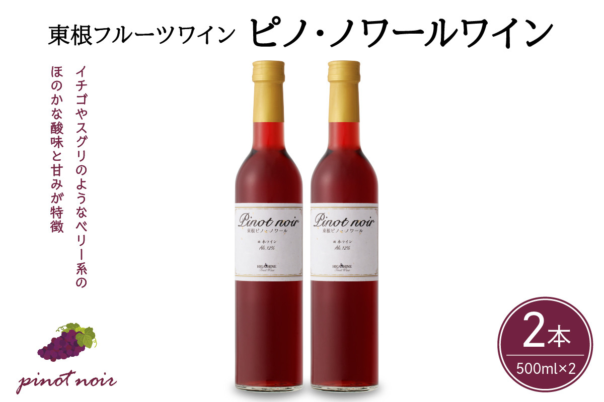 
                  ピノ・ノワールワイン500ml×2本セット 山形県 東根市 合同会社 Fruit Winery Esprit提供 hi108-001
                