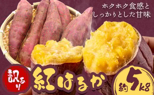 【先行予約】訳あり さつまいも 紅はるか 約5kg 株式会社シグマサポート《2026年10月中旬-12月中旬頃出荷予定(土日祝除く)》送料無料 サツマイモ 三重県 東員町 お菓子 おやつ 紅はるか やきいも さつまいも 手軽