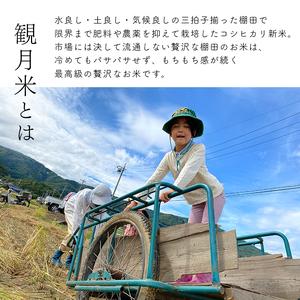 贅沢な棚田のお米 オバステ観月米 (5kg)