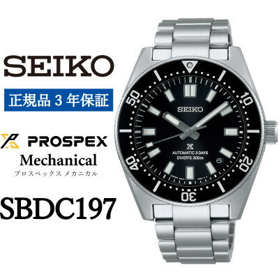 【ふるさと納税】SEIKO 腕時計 セイコープロスペックス メカニカル メンズ 【SBDC197】 3年保証 正規品【1555936】
