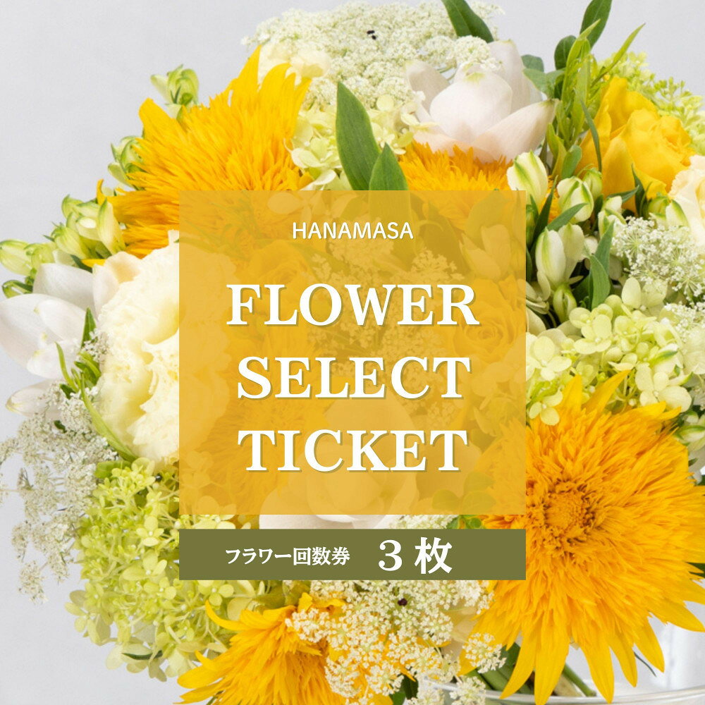 【ふるさと納税】HANAMASAフラワーセレクトチケット(3枚) | 小田原市 花政 フラワーギフト チケット 贈り物 プレゼント お祝い フラワーアレンジメント お取り寄せ 通販 ふるさと納税 人気 おすすめ 送料無料