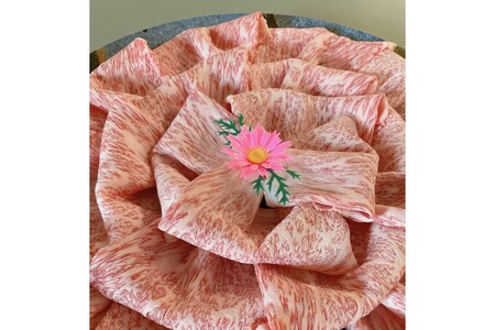 ＜なかむら謹製＞【博多和牛】黒毛和牛ロースすき焼き用うす切り1.2kg【J-060】博多和牛 黒毛和牛 すき焼き 筑穂牛 ロース