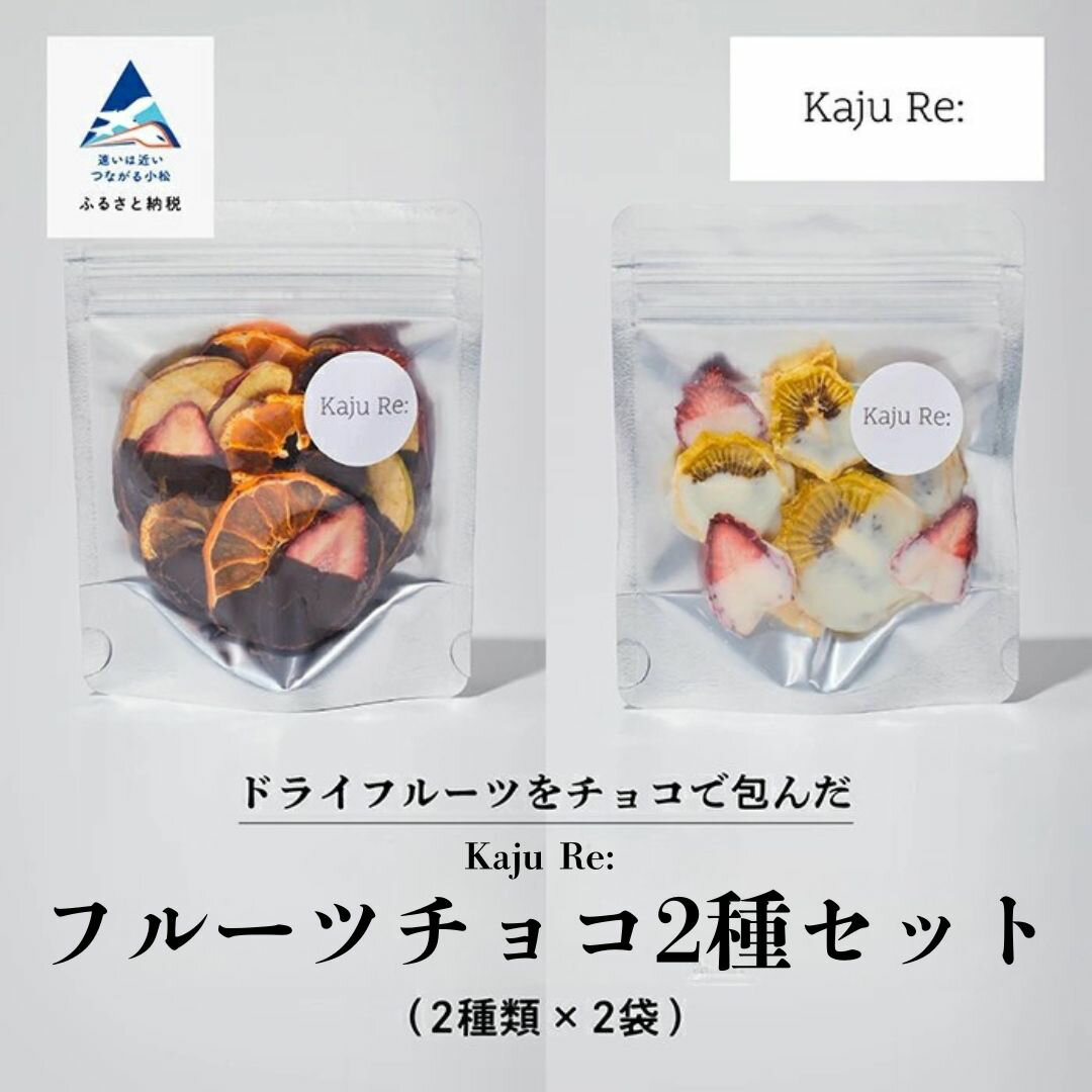【ふるさと納税】 Kaju Re:フルーツチョコ2種セット ドライフルーツ フルーツ おやつ お菓子 おかし グルメ お取り寄せ 人気 ランキング おすすめ お中元 お歳暮 ギフト 石川県 小松市 こまつ ふるさと 故郷 納税 011049【Kaju Re:】
