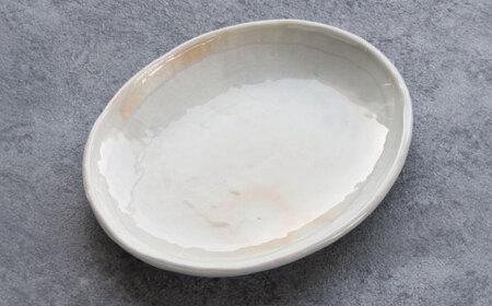 【瀬戸焼】 「舞陶館」　粉引 多用皿３枚セット【松本陶器株式会社】/ 皿 食器 / 瀬戸市[BBDX002]