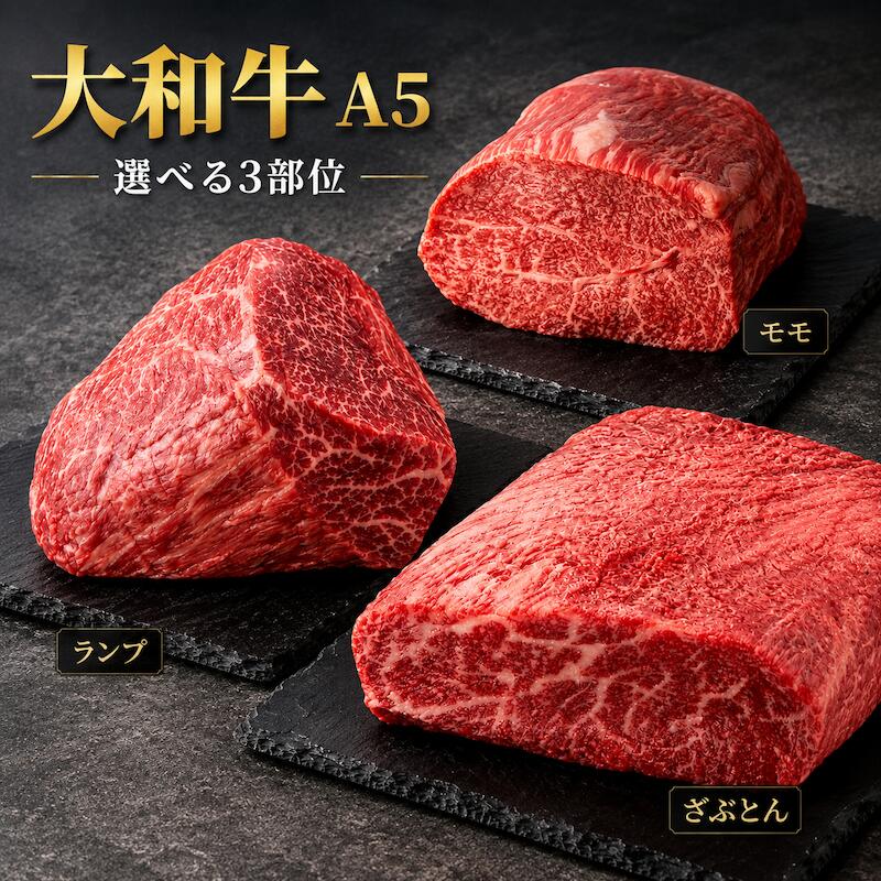 【ふるさと納税】大和牛 ブロック 300g 選べる部位 モモ ランプ ざぶとん ローストビーフ用 牛肉 冷蔵 冷蔵 国産 牛肉 和牛 焼肉 焼き肉 A5 高級肉 ローストビーフ チルド 送料無料 ランキング おすすめ 人気 厳選 ギフト