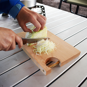 Camp plate solo両面使えるキャンプ調理プレート メープル