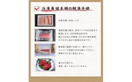 【串本町×北山村】本マグロ（養殖）トロ＆赤身セット500g 【通常発送】 まぐろ マグロ 鮪 中トロ 赤身 柵【nks110】_イメージ5