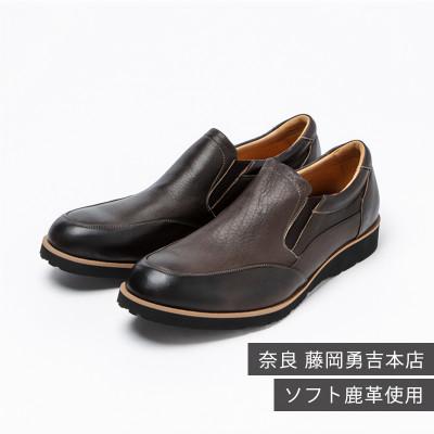 ふるさと納税 大和郡山市 ヤマトイズム 25.0cm Dブラウン カジュアルシューズ 紳士靴 鹿革 YA3302 倭イズム |  | 01