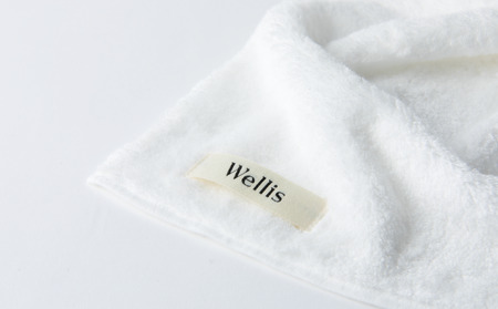 Wellis バスタオル２枚セット ナチュラルホワイト （009_5040_01）