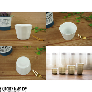 美濃焼 フリル ミニカップ【4個SET 90cc】 小田陶器【1504005】