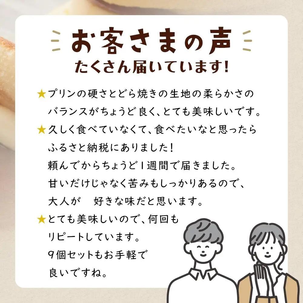 【定期便 全3回】【お菓子の菊家】ゆふいん創作菓子 ぷりんどら 9個入【 どらやき 】