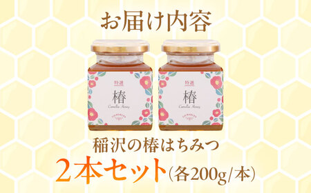 椿はちみつ（200g×2本） / はちみつ 国産 非加熱 純粋 蜂蜜 天然 ハチミツ / 稲沢市 / 椿園株式会社 [BMBI002]