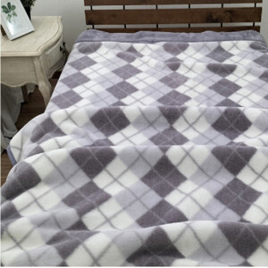 ［ロング2枚組］吸湿発熱ボリューム2枚合せ毛布 約140×220cm （ベージュ1枚・グレー1枚） JM-2203L-2P