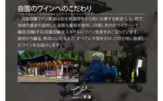 ワイン3本セット【自園自醸ワイン紫波】(AL039-1)