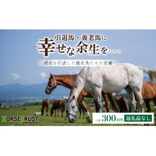 【引退競走馬 余生支援】北海道 岩内町 ホーストラスト北海道支援 300万円コース 引退馬 F21H-570