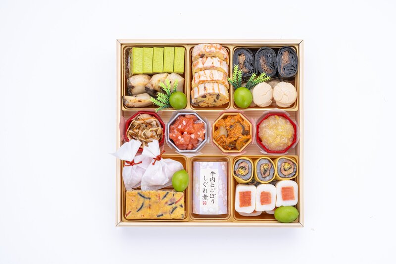 千賀屋謹製 2026年 迎春おせち料理「千ノ幸」和風与段重 6～7人前 全58品　冷蔵