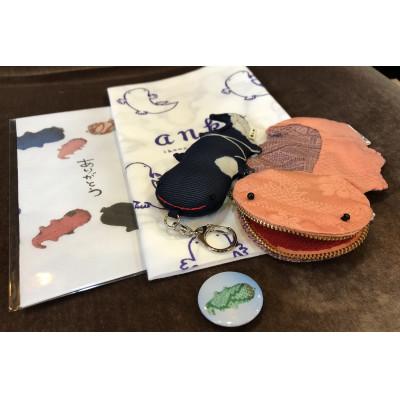 ふるさと納税 朝来市 生野の可愛いあんこう(オオサンショウウオ)グッズ　Aセット