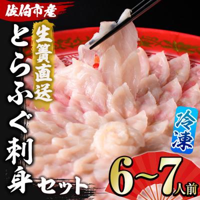 ふるさと納税 佐伯市 <瞬間凍結>生簀直送 とらふぐ 刺身 セット (6-7人前)