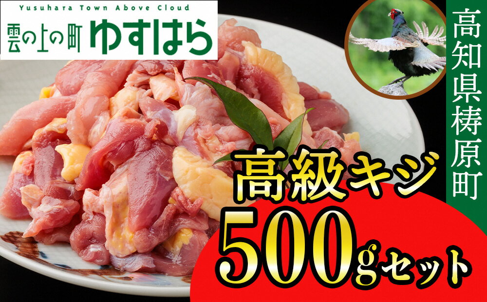 【ふるさと納税】四万十川の源流域で育った自慢のキジ 高級キジ500gセット 希少キジ肉/キジガラ（株式会社四万川雉生産部）【K002】高級食材 希少肉 高知県産 冷凍便