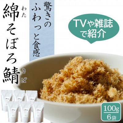 ふるさと納税 唐津市 唐津のご飯のお供 綿そぼろ 鯖(さば) 100g×6袋 高級ふりかけ