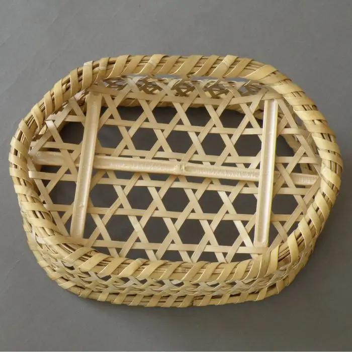 千島笹 椀籠（小）【北の竹工房】日用品 雑貨 竹材 竹製品 加工品 竹細工 籠 かご カゴ 北海道 比布町 ぴっぷ 1003-015