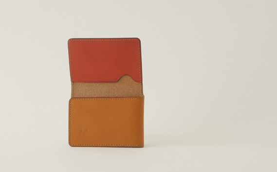 革かばん・purr（パー） Lpasscase(camel)