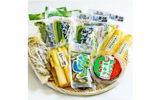 
            就一郎漬本舗　信州減塩仲間 ［２］　信州名産漬物セット
          