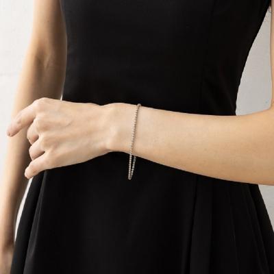 ふるさと納税 甲府市 テニスブレスレット21cmプラチナダイヤモンド2.3ct TB-2_21_pt |  | 03
