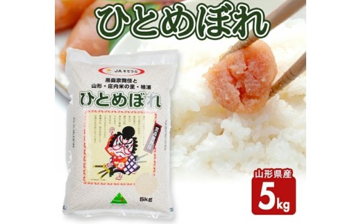 ひとめぼれ 5kg 山形県 令和7年産 農協 JA 米 精米 ごはん 白米 東北 酒田 庄内 JS JAそでうら　SA2940