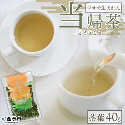 ふるさと納税 西予市 ジオで生まれた当帰茶(茶葉)
