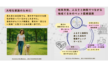 イヌ がんリスク検査【大切な家族のために】&nbsp;ペット 検査キット 早期発見 岐阜市 / 株式会社e-NA Biotec[ANHE002]
