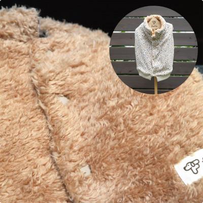 ふるさと納税 和泉市 もこもこボアベスト　ドッグウェア　Sサイズ　キャメル　犬用　ハンドメイド　fofodog |  | 02