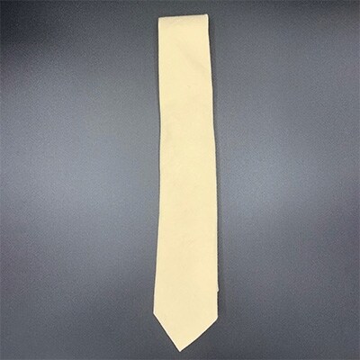 クラバットユキジ製　デニムタイ(クリームイエロー)【1078936】