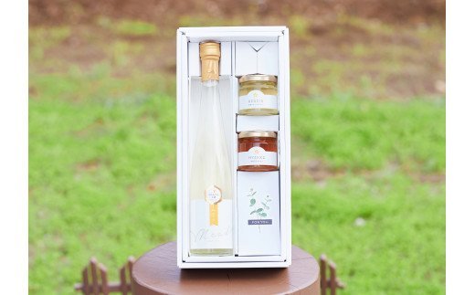 【ふるさと納税】蜂蜜を楽しむ ＼ 3種セット ／はちみつ工房 国産 蜂蜜のお酒「ミード」375ml プレーン1本 アルコール度数 10度 & 百花 蜂蜜 (ひゃっか はちみつ)100g 1個 & アカシア 蜂蜜 100g 1個 | 送料無料 はちみつのお酒 はちみつこうぼう 君津市 きみつ 千葉県 sake