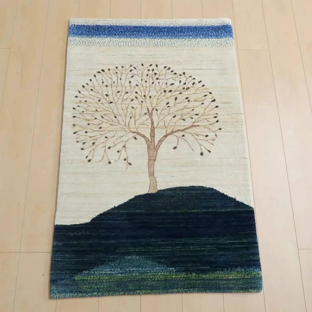  【限定1品】ギャッベ ルリバフ 123×78cm